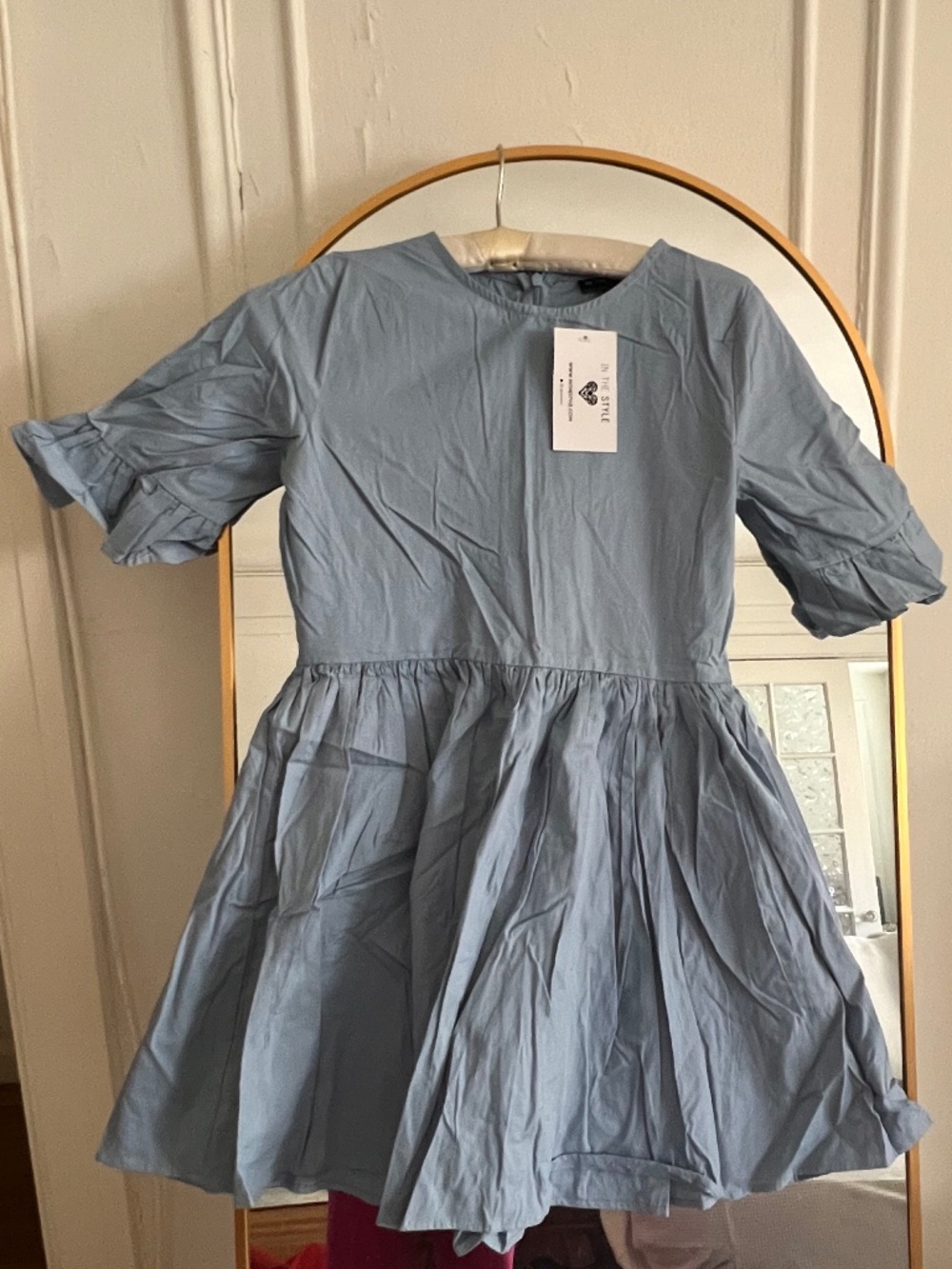 Ruffle mini dress